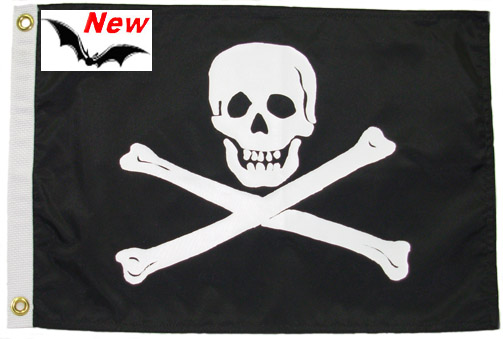 Jolly Roger 12"x18" Flag